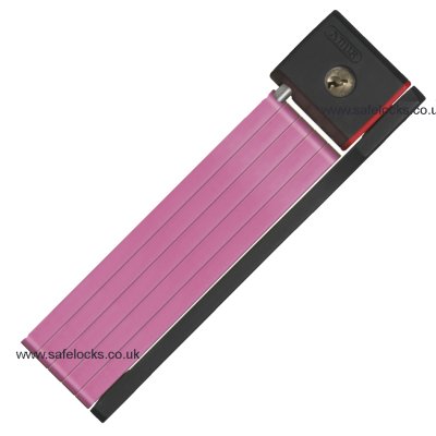 Abus uGrip Tactile Touch Bordo 5700/80 Pink 11277 Folding Bicycle Lock 
