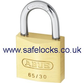 Abus 65/30 Brass padlock
