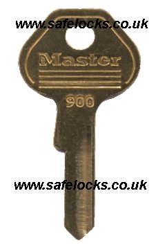 Master Lock 900 key Padlock key cut to code