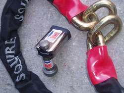 Squire Ex-Caliber 16mm Chain 1.5m + SS50 Padlock