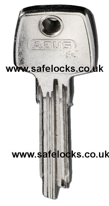 Abus EC550 cylinder key cut to code SM