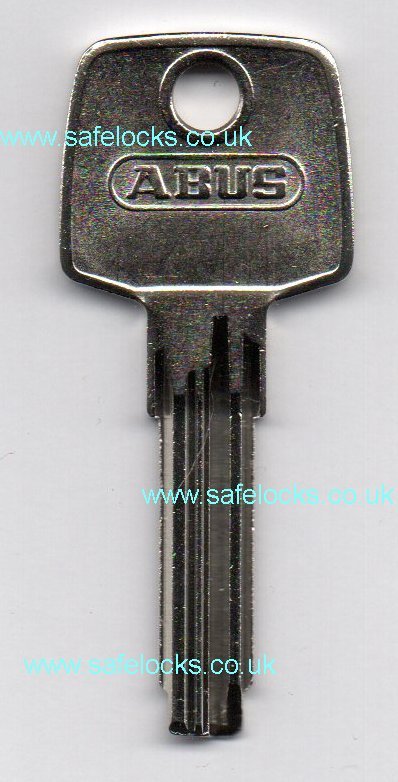 Abus D10 SKG cylinder key cut to code genuine Abus key