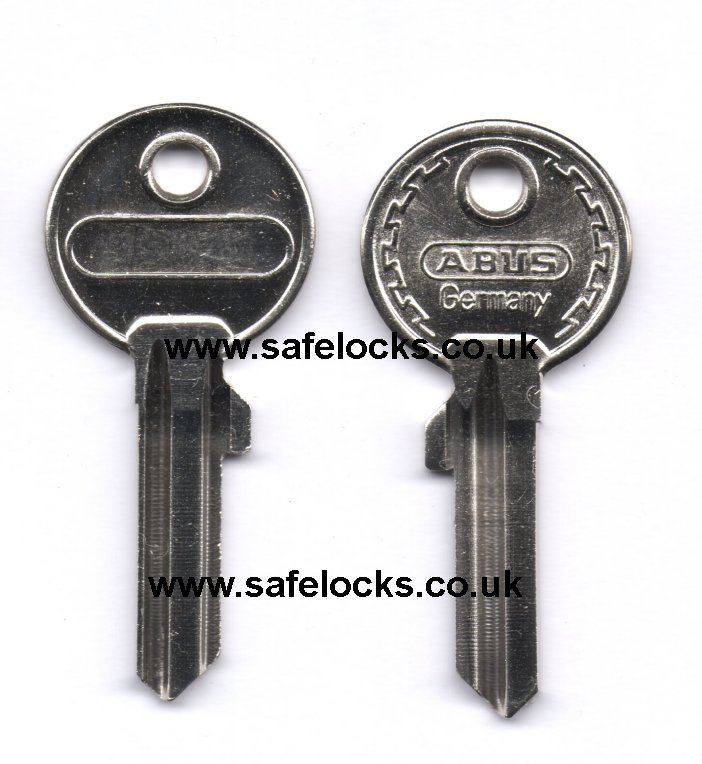 Abus 23/70 24IB/70 26/70 26/80 26/90 27/50 36/55 41/40 41/50 padlock key cut to code 