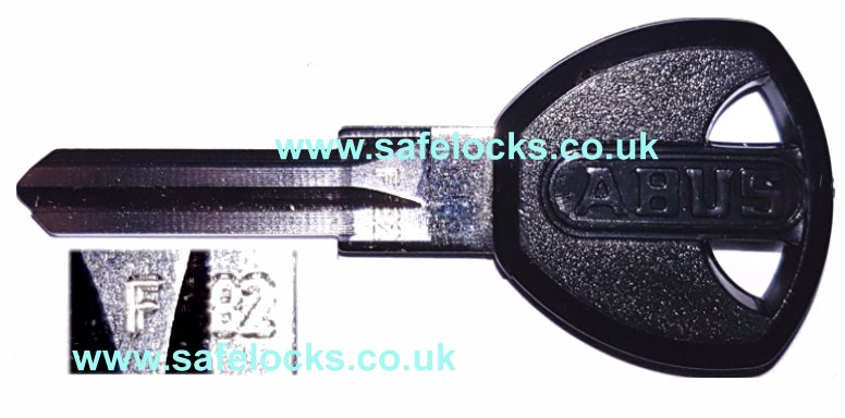 Abus F82 Key cutting Genuine Abus F82 key cut to code