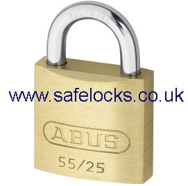 Abus 55/25 Brass Padlock