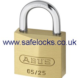 Abus 65/25 Brass Padlock