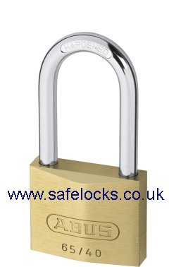 Abus 65/40HB40 KA 6405 Brass Padlock