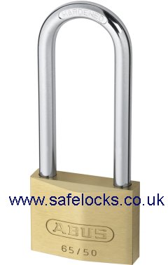 Abus 65/50HB80 KA 6505 Brass Padlock