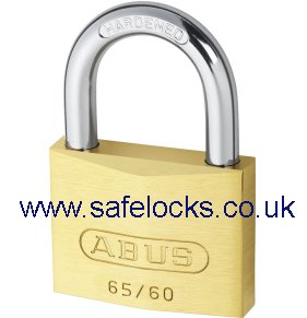 Abus 65/60 KA 601 Brass Padlock