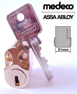 Medeco High Security Assa Scandinavian Oval Single Cylinder lock Internal