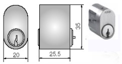 ASSA FP501 5PIN SPECIAL PROFILE outside lock