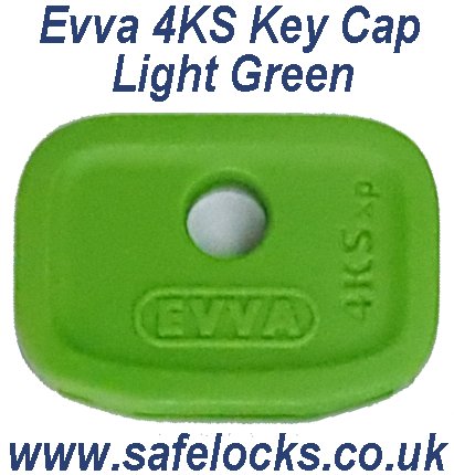 Evva 4KS LIGHT GREEN coloured key caps