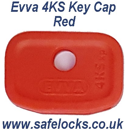 Evva 4KS RED coloured key caps
