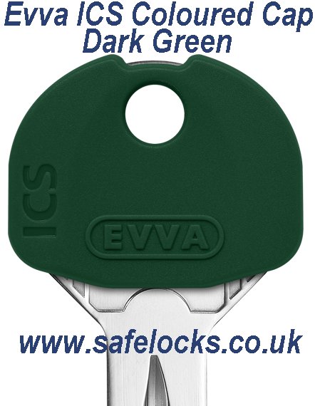Evva ICS DARK GREEN coloured key caps
