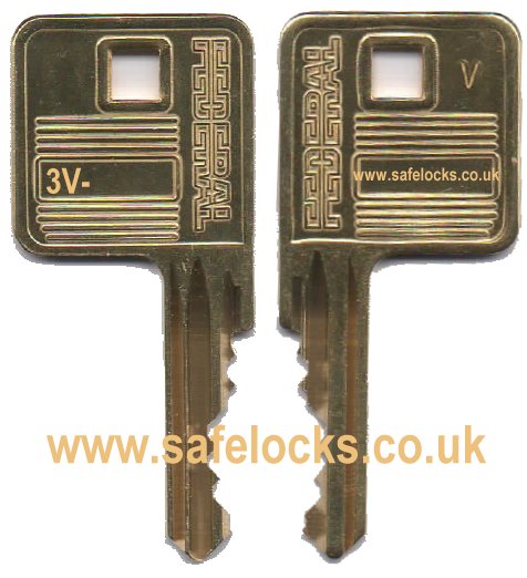 Federal Lock 3V padlock key cutting to code