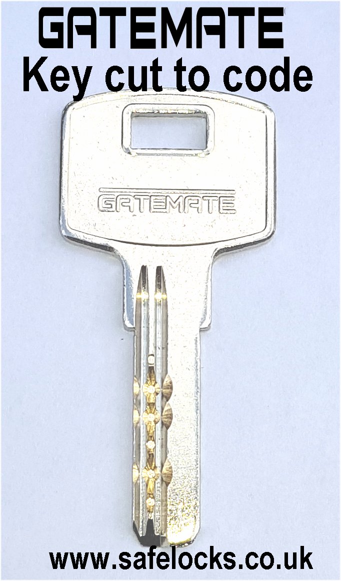 Gatemate dimple Key cutting to code on geuine Gatemate keys