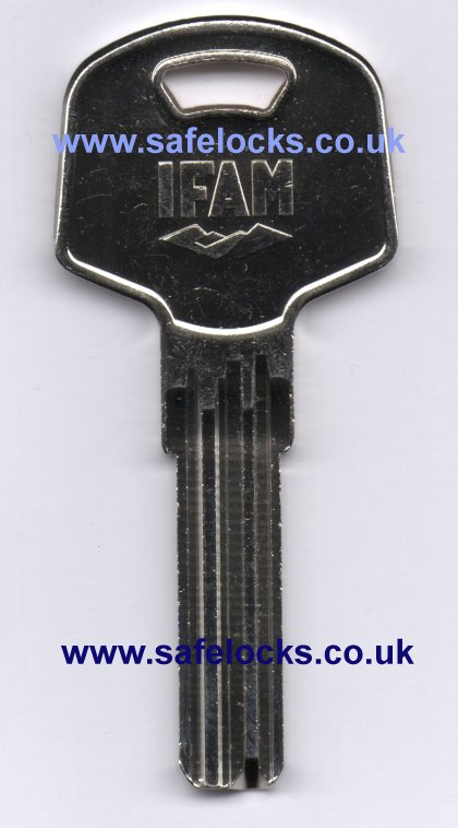 Ifam M series key cut to code genuine Ifam key cut to code