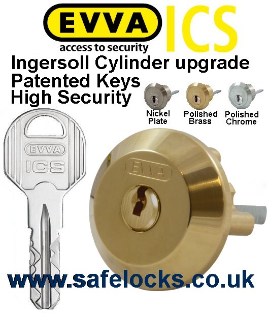Ingersoll Cylinder Upgrade Evva ICS Cylinder High Security Restricted Key