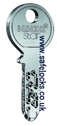 Kaba Star key cut to code 