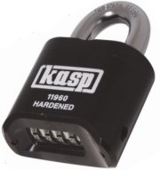 Kasp 119 60mm 4 Wheel Combination Padlock