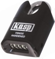 Kasp 119X 60mm Close Shackle 4 Wheel Combination Padlock