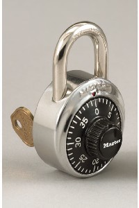 Masterlock 1525 combination key control locker padlock