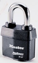 Masterlock 6127 security padlock boron shackle