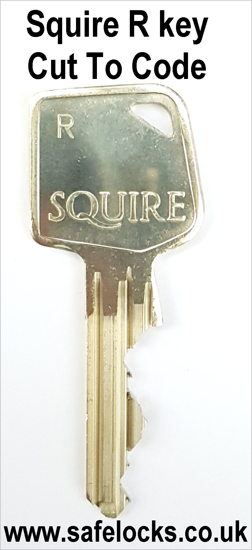 Squire R Security CYKey-R1-BL Key cut to code 