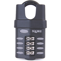 Squire CP50CS combination padlock closed shackle