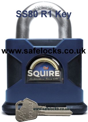 Squire Stronghold SS80S/R1/SD CEN6 Padlock with Restricted Key