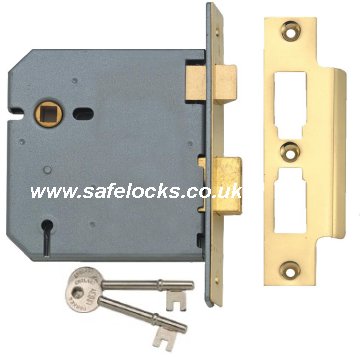 Union 2277 100mm 3 Lever Mortice Sashlock