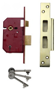 Union 2234E BS3621 British Standard Mortice Sashlock