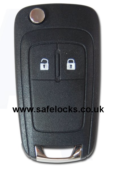 Vauxhall Corsa E 2013-2017 2 button flip remote 13308193 