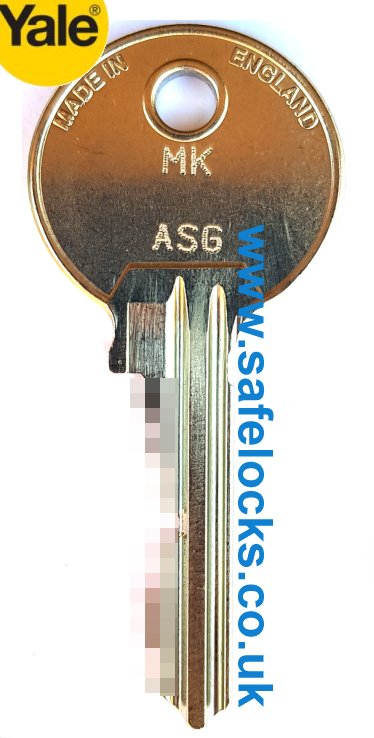 Yale ASG MK Master key cut to code