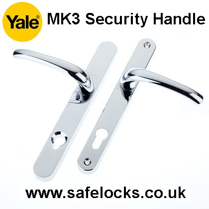 Yale MK3 High Security Door Handle Polished Chrome YSHMK3LL-PC
